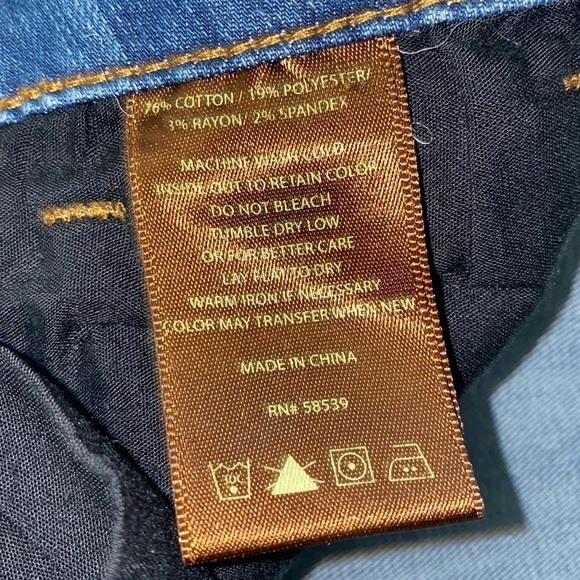 Kut From The Kloth Straight Leg Mid Rise Stretch Jeans - Picture 13 of 14